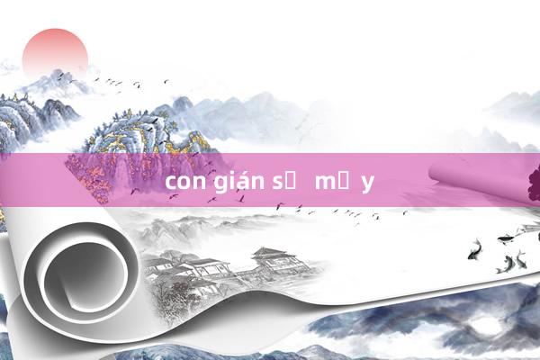 con gián số mấy