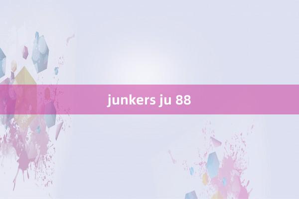 junkers ju 88