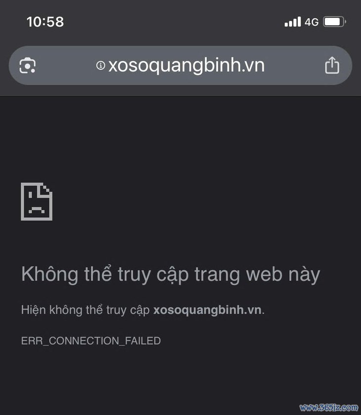 Bất ngờ trang web của xổ số Huế và Quảng Bình không xem được kết quả - Ảnh 2.